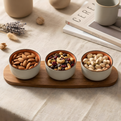 Nuts Bowl Set - 3 Pcs